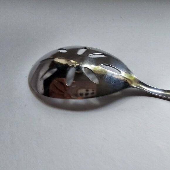 Slotted Serving Spoon Stainless 9" Long - Picture 3 of 9
